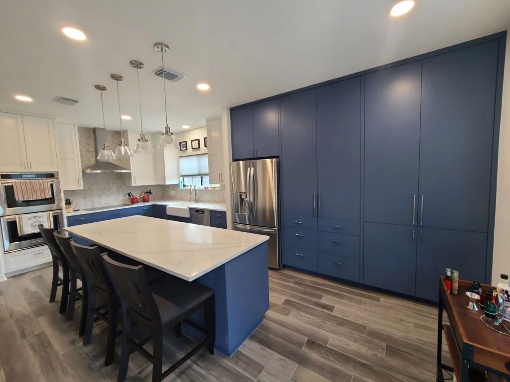 Large built in storage solutions for kitchens
